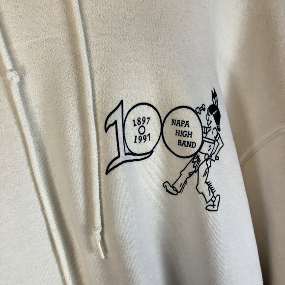 Vintage Napa Band High Sweatshirt Size XL 90s Hoodie Size XL High School VTG - Picture 4 of 7
